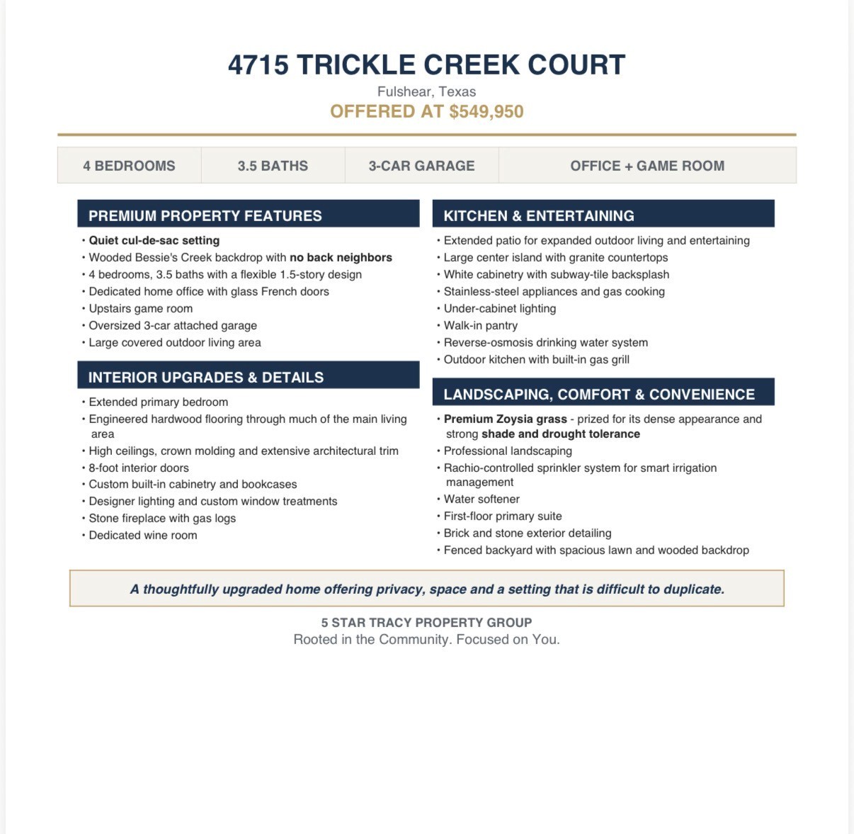 4715 Trickle Creek Court Property Photo 49