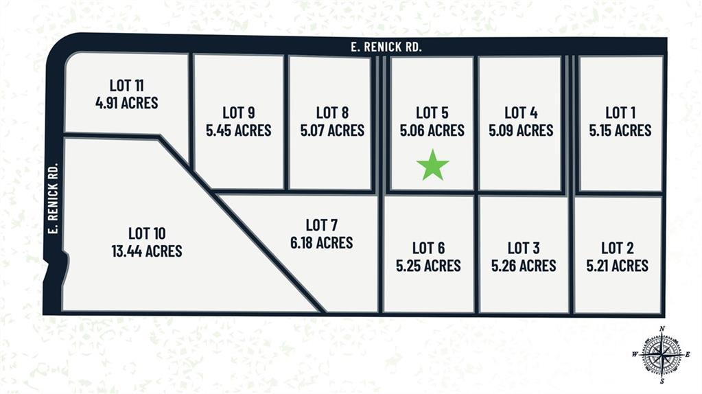 Lot 5 E Renick Road Property Photo 1