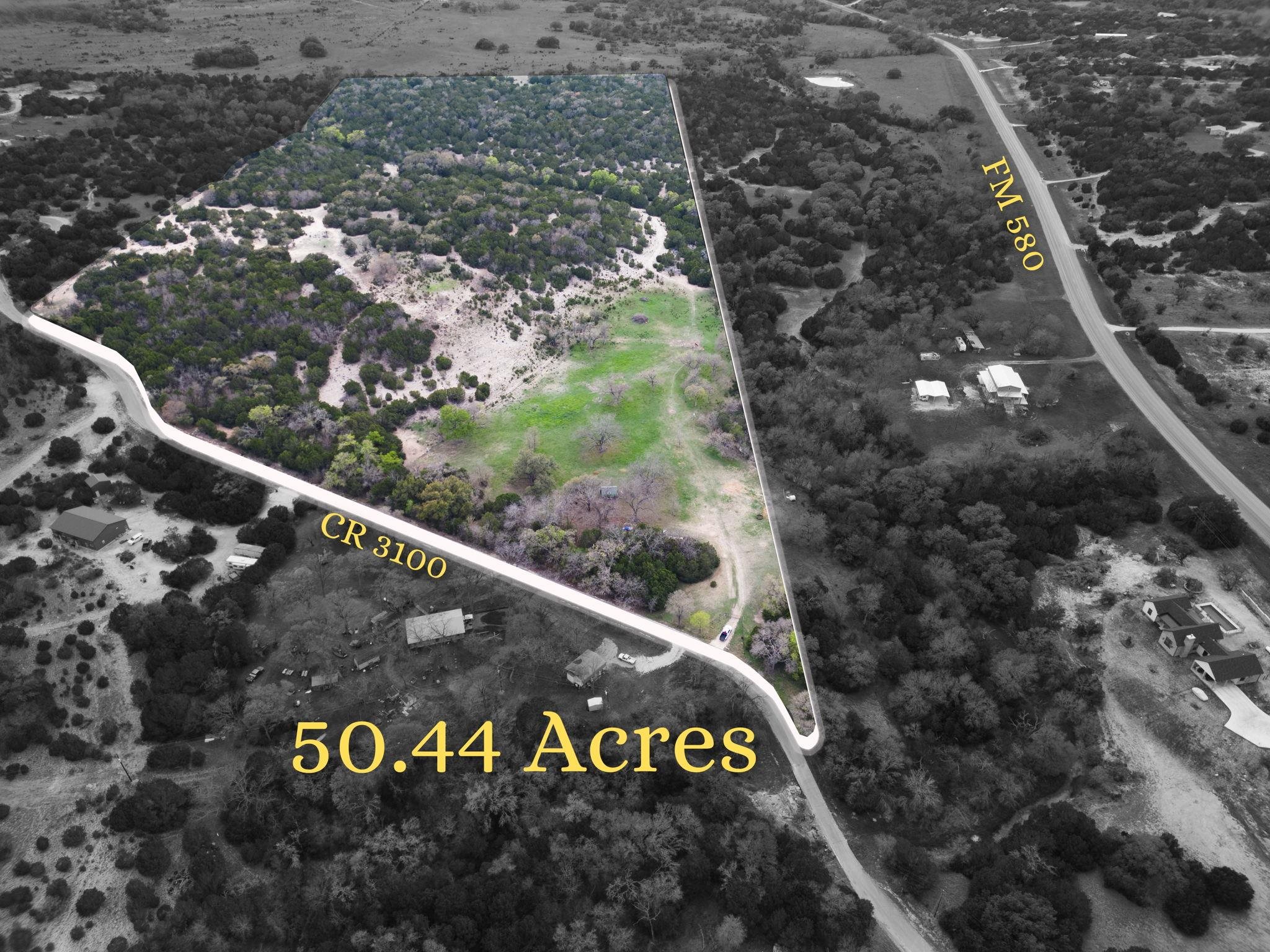 50.44 Acres County Road 3100 Property Photo 1