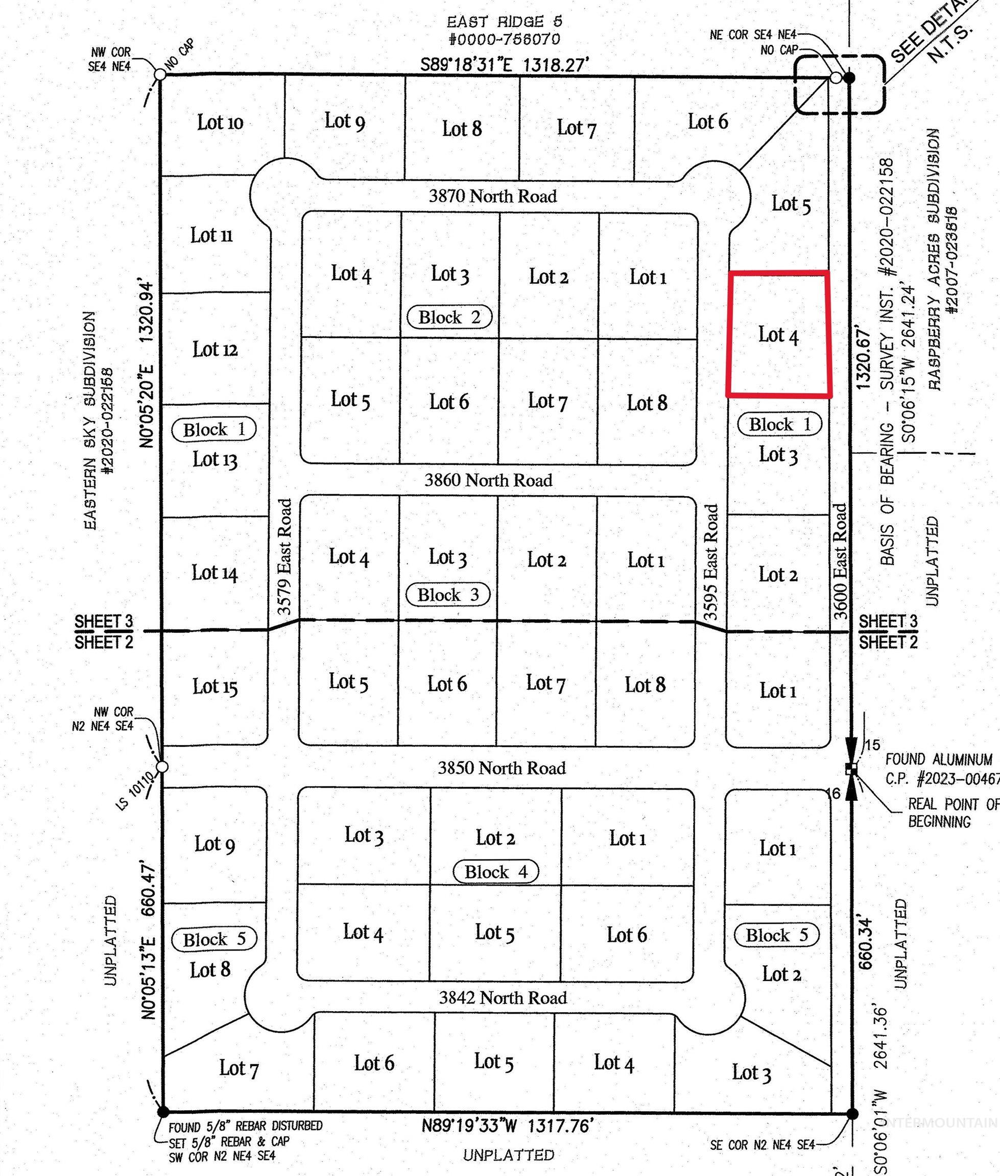 Lot 4 Block 1 North Sixty Subdivision Property Photo 1