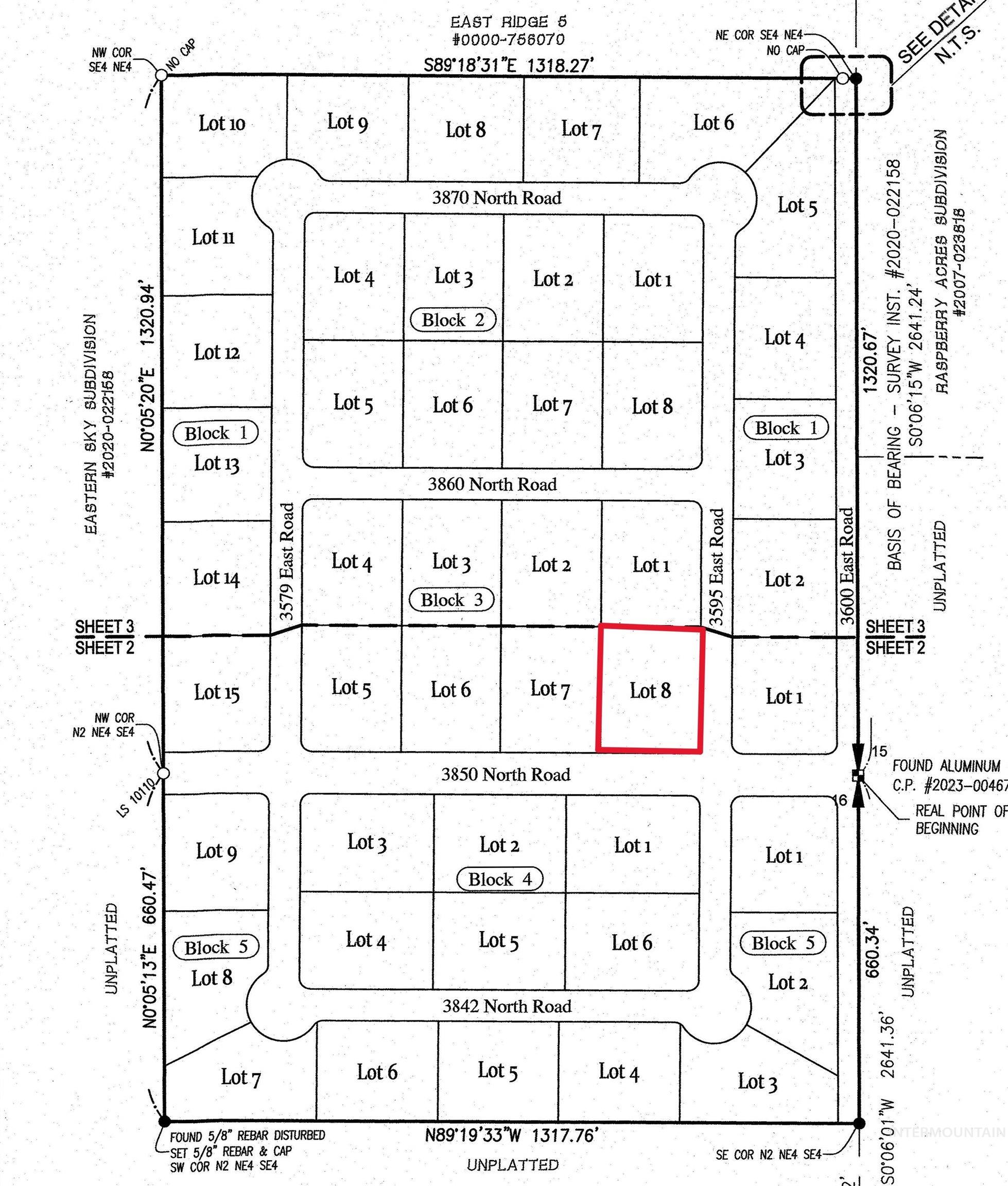 Lot 8 Block 3 North Sixty Subdivision Property Photo 1