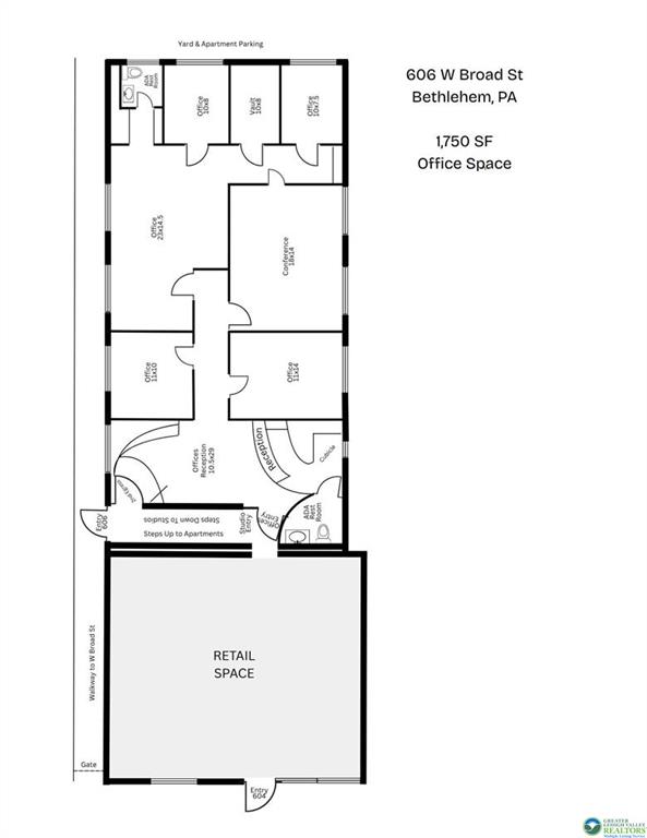 606 West Broad Street Rear Property Photo 14