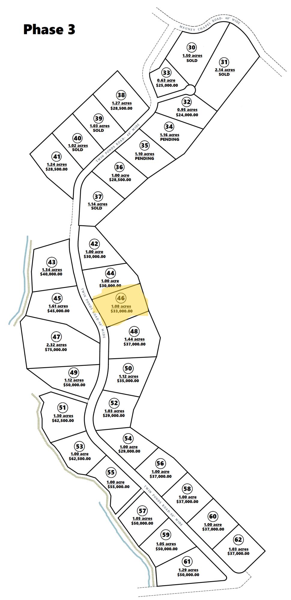 P-3 Lot 46 Twins Pond Road Property Photo 3
