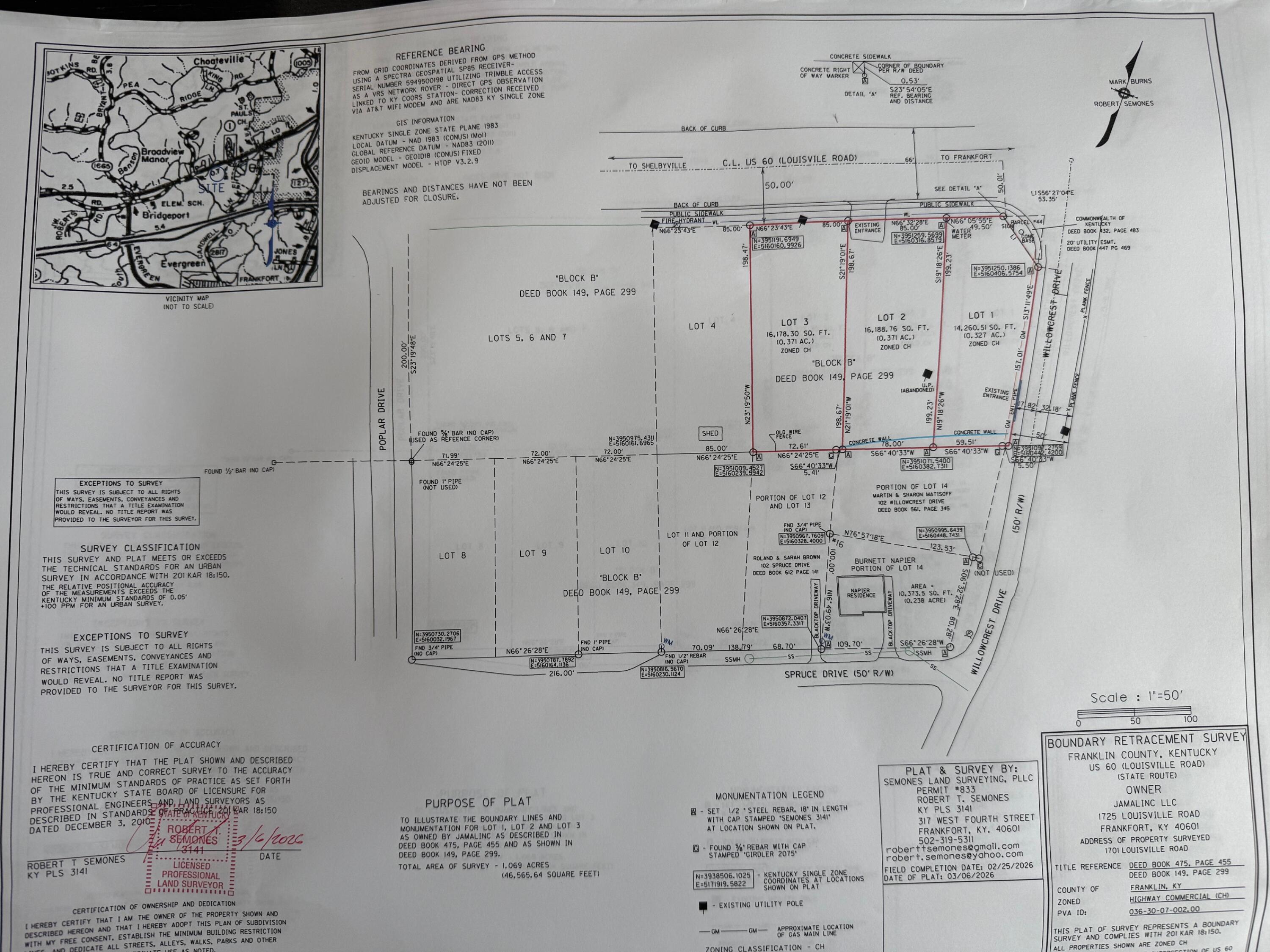 1701 Louisville Road Lots 1-3 Property Photo 1