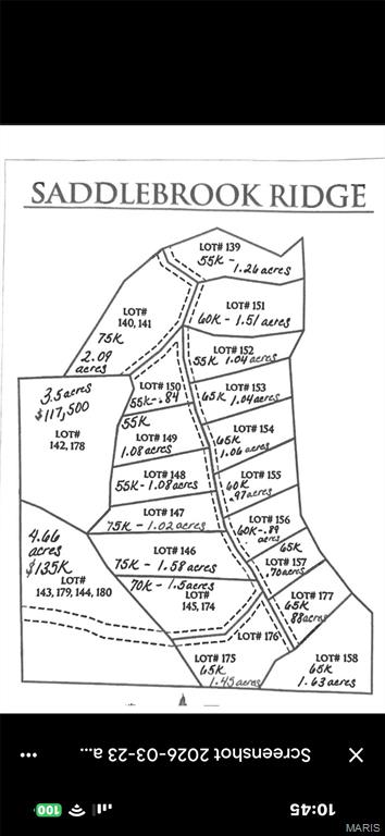 Lot 153 Saddlebrooke Ridge Property Photo 1