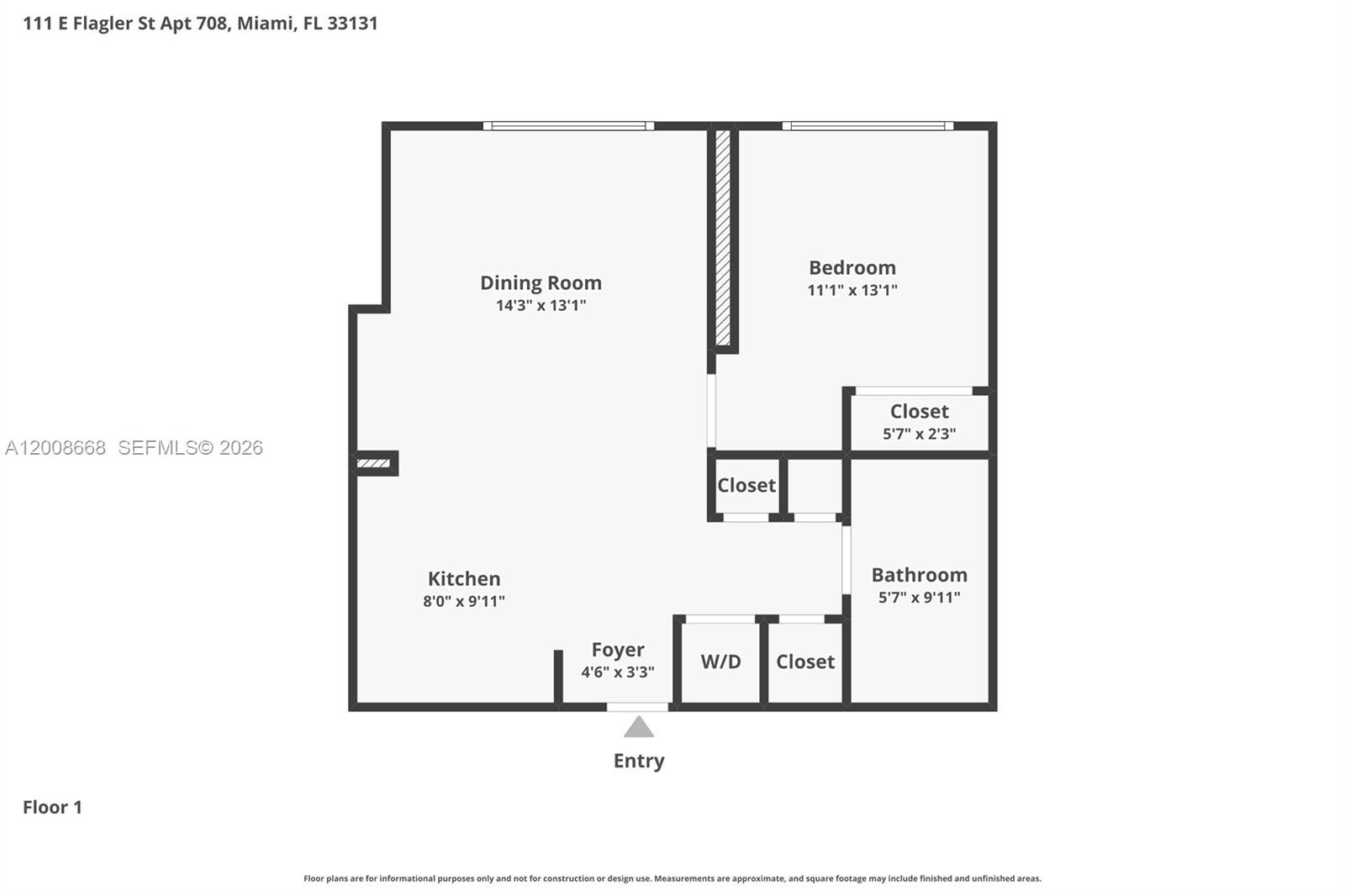 111 E Flagler St 708 Property Photo 29