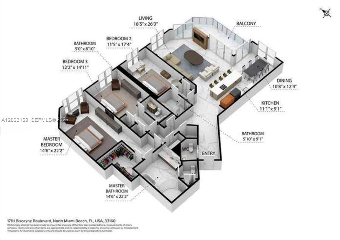 17111 Biscayne Blvd 2209 Property Photo 27