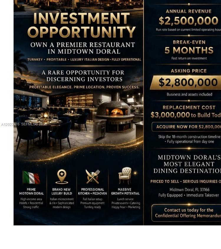 Doral Italian Restaurant Property Photo 1
