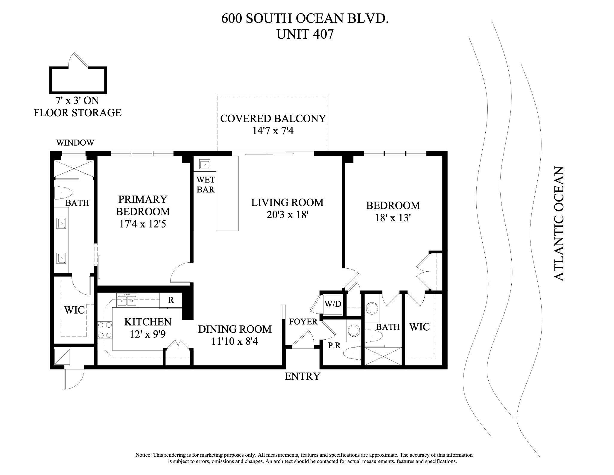 600 S Ocean Boulevard 407 Property Photo 44