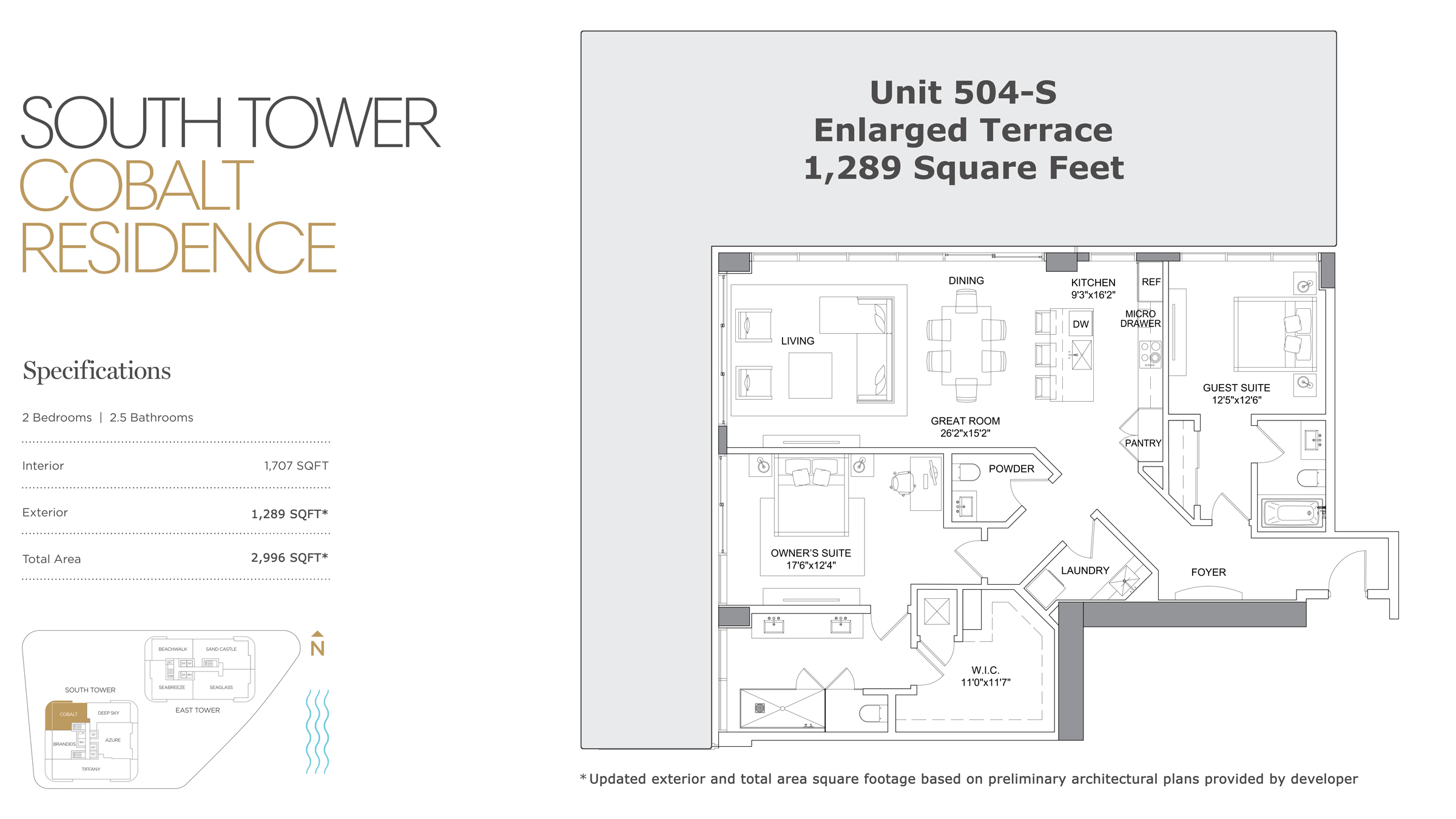 153 N Seabreeze Boulevard 504-S Property Photo 1