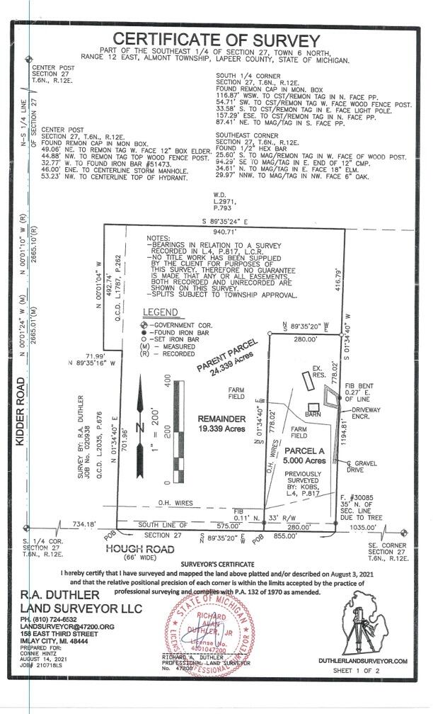 000 Hough Road Property Photo