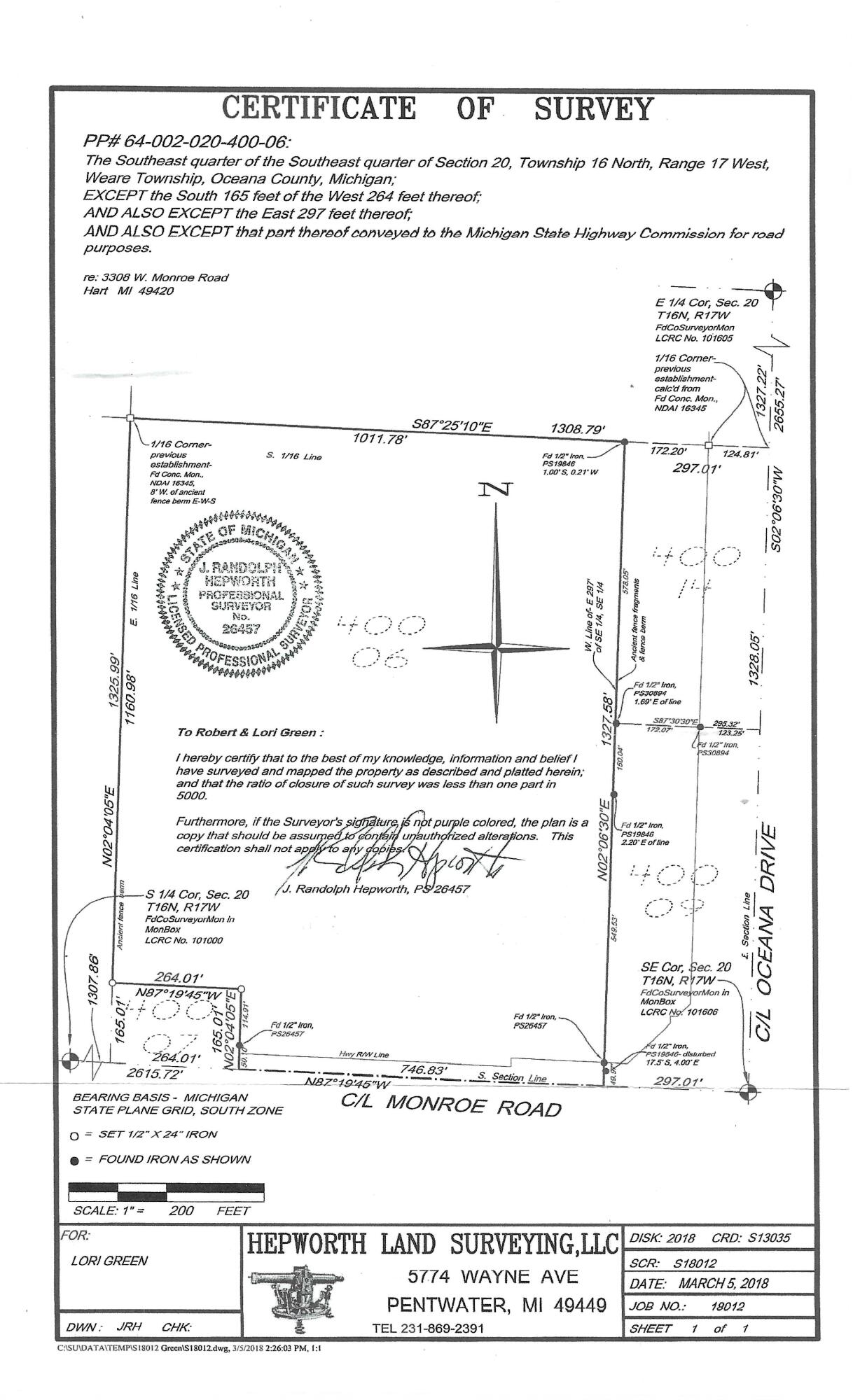 3308 W Monroe Road Lot C - 25.74 Acres Property Photo 3