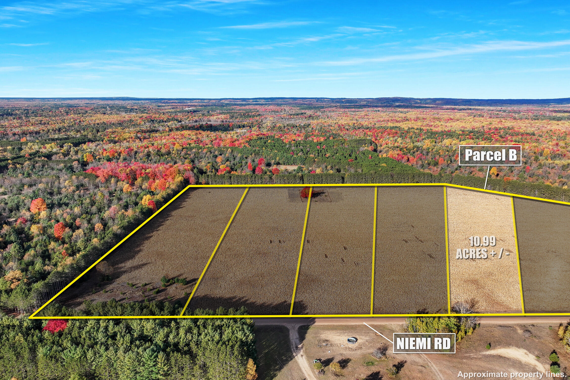 0 V/l 10.99 Acres Niemi Road, Parcel B Property Photo 2