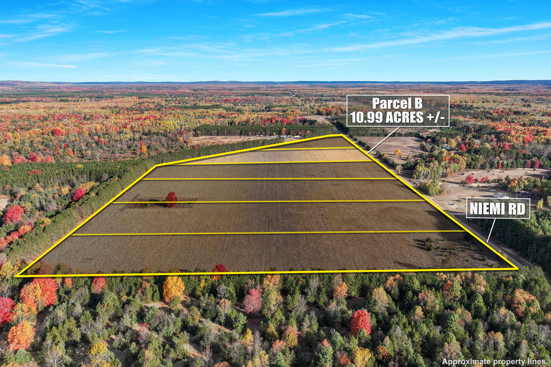 0 V/l 10.99 Acres Niemi Road, Parcel B Property Photo 4
