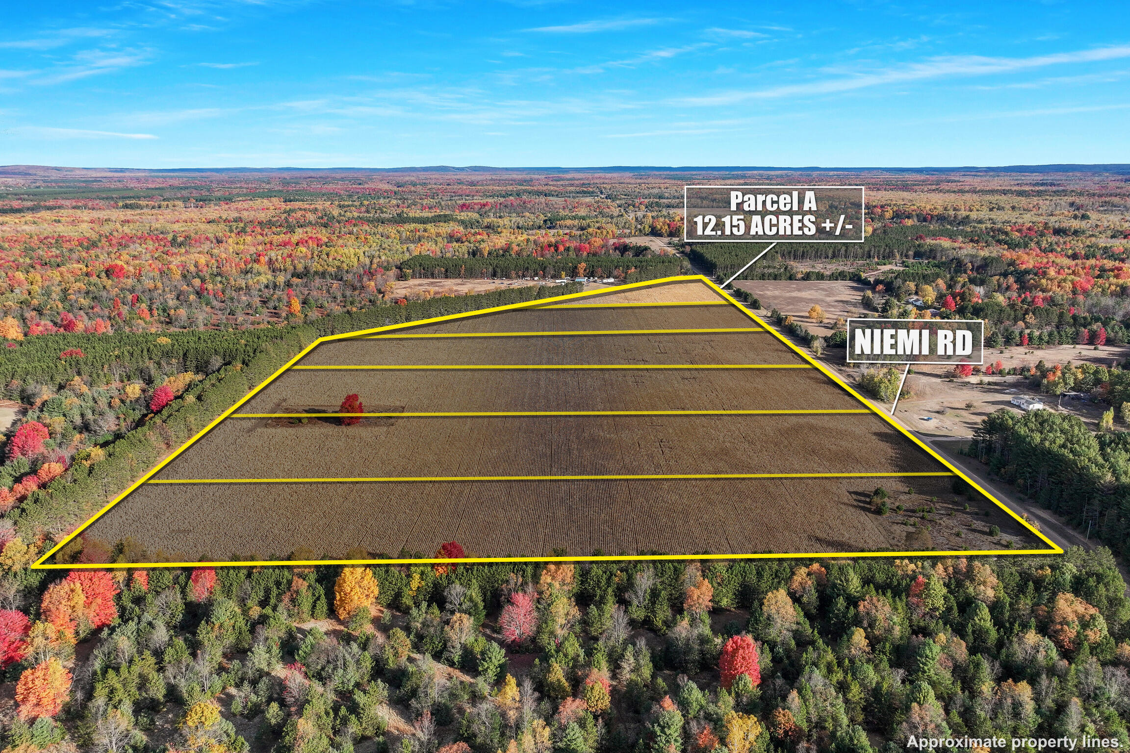 0 V/l 12.15 Acres Niemi Road, Parcel A Property Photo 3