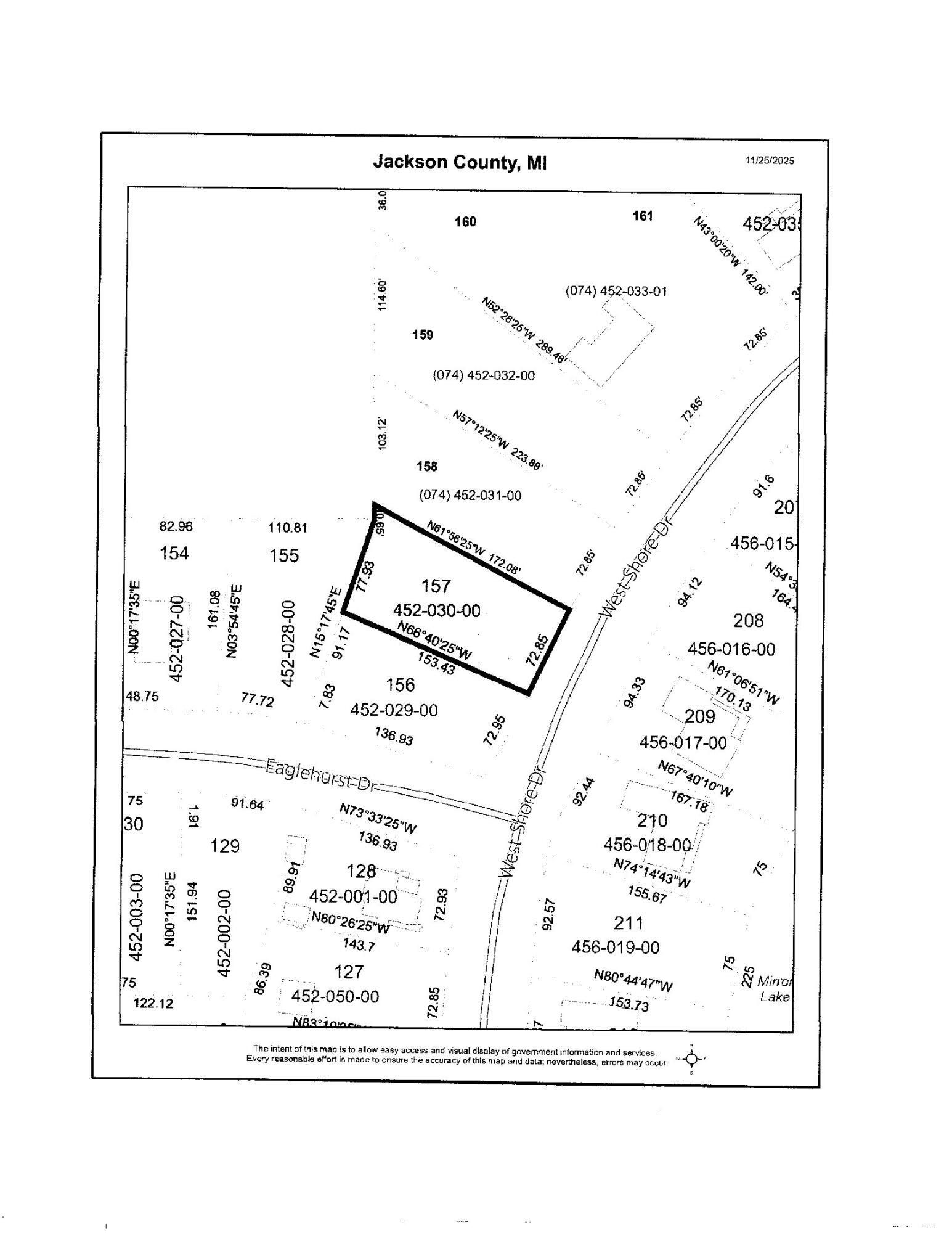Lot 157 Westshore Drive Property Photo 1