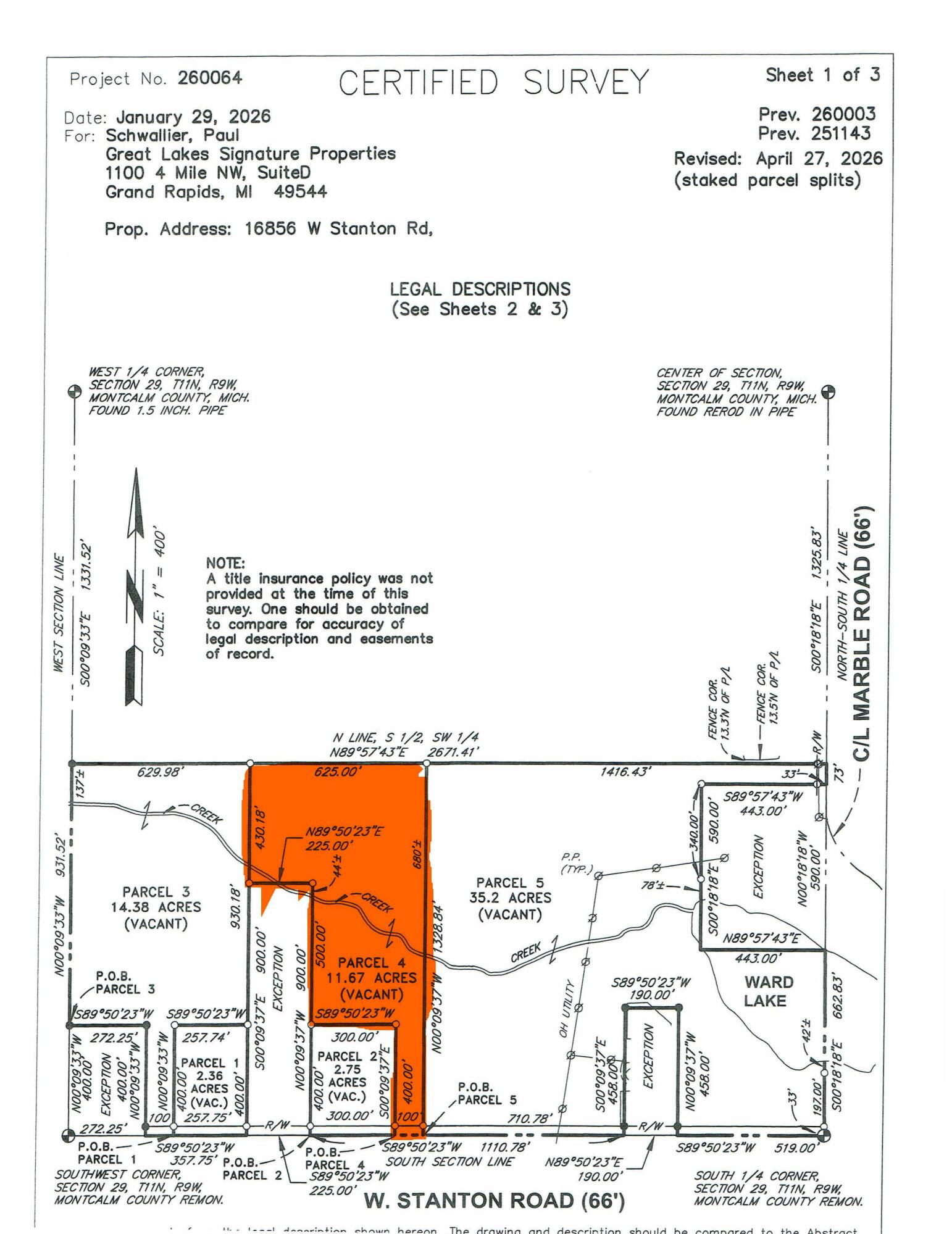 Parcel 4 W Stanton Road Parcel 4 Property Photo 1