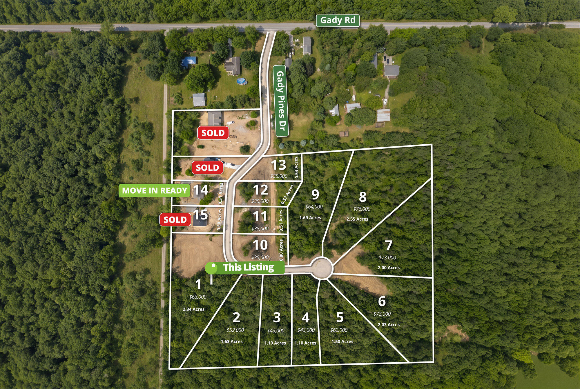 1 Gady Pines Drive Property Photo 2
