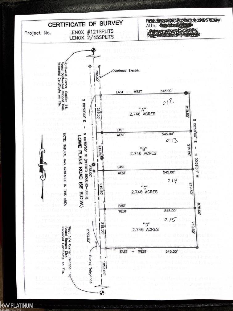 0 D NW Lowe Plank Road