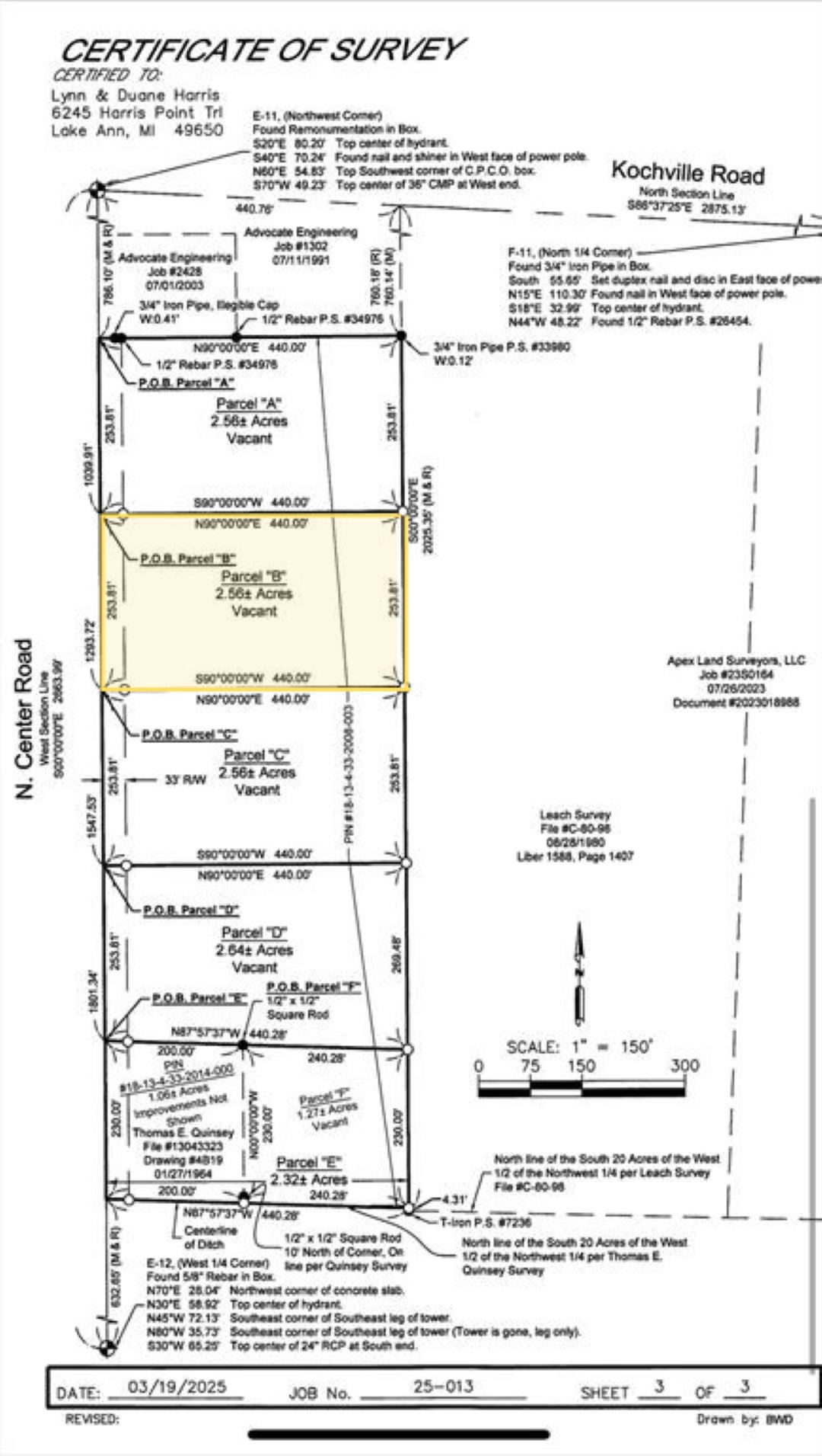 Parcel B 2.56 Acres N Center Road Property Photo 2