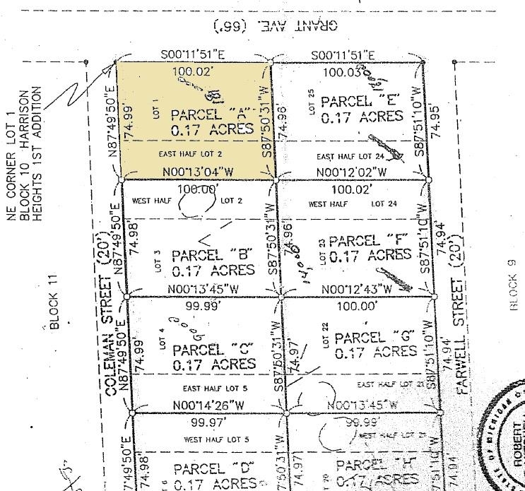 Parcel A Grant Avenue Property Photo 1