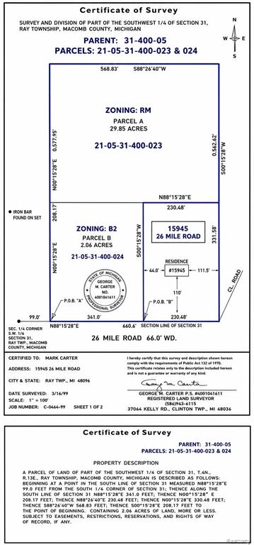 000 26 Mile Road Property Photo 1