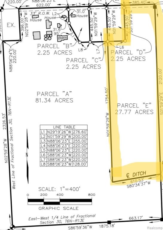 0 Parcel E Almont Rd