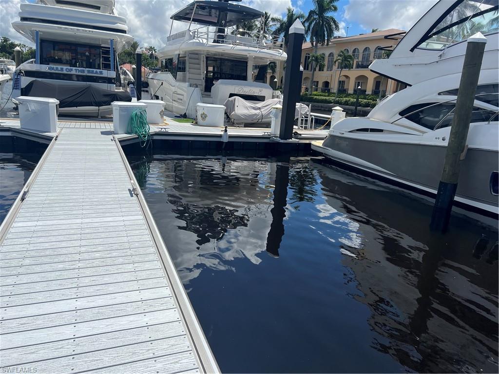 48' Boat Slip B-21 At Gulf Harbour Marina Property Photo 3