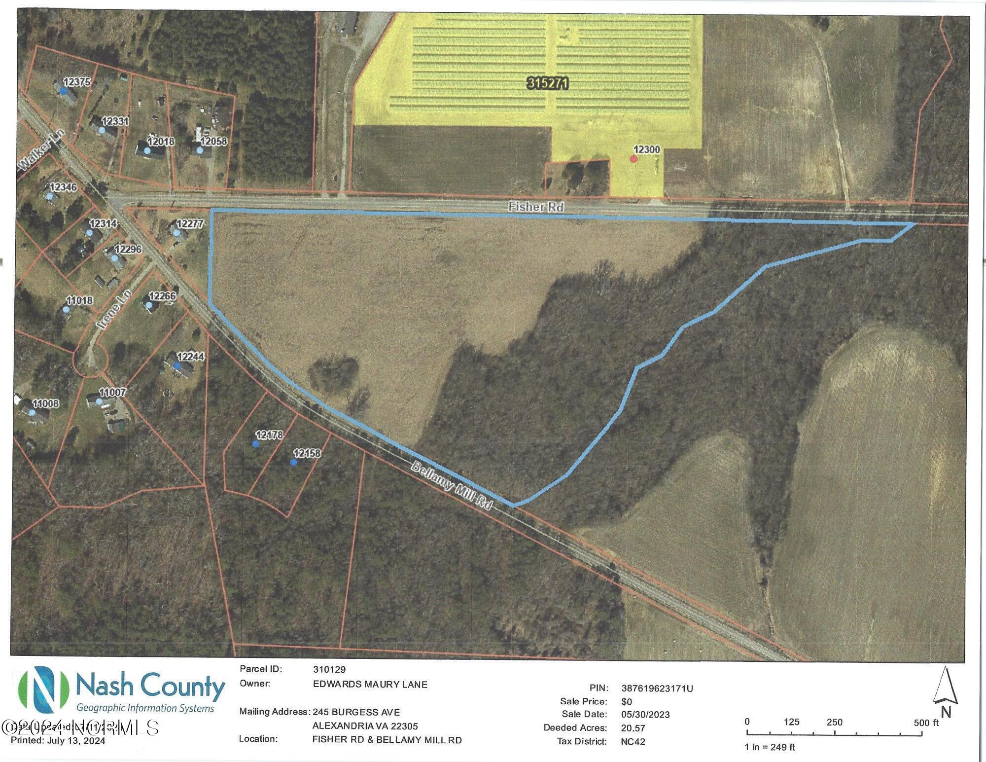 Lot 1 Fisher Rd & Bellamy Mill Rd Road Property Photo 1