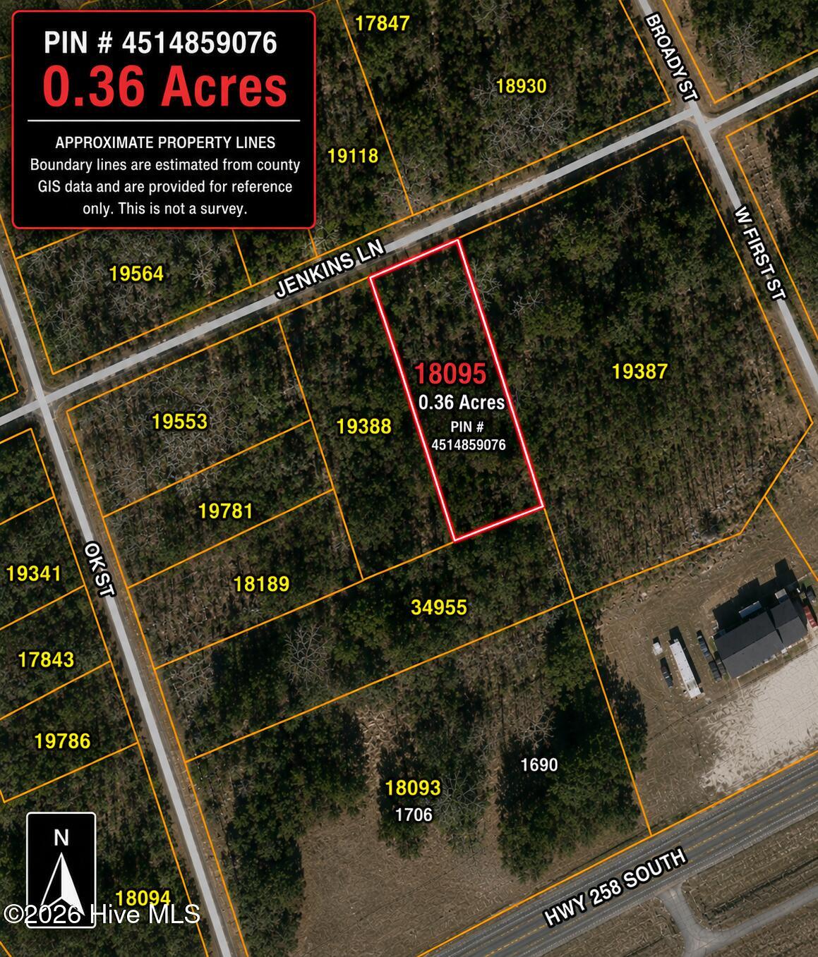 0.36ac Jenkins Lane Property Photo 1