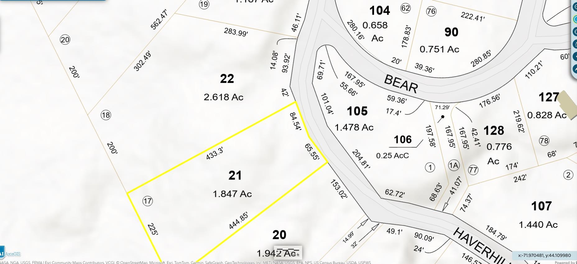 Map204-lot21 Haverhill Lane Property Photo 7