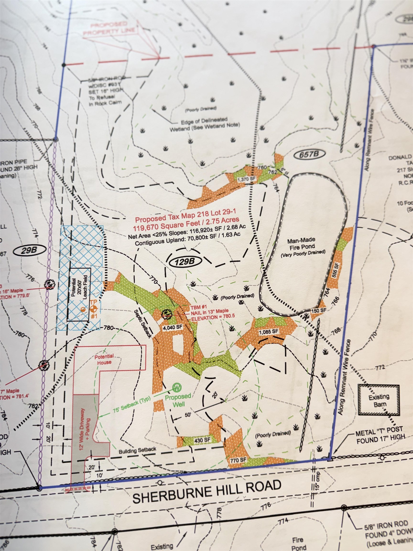 Map 218 Lot29-1 Sherburne Hill Road Property Photo 1