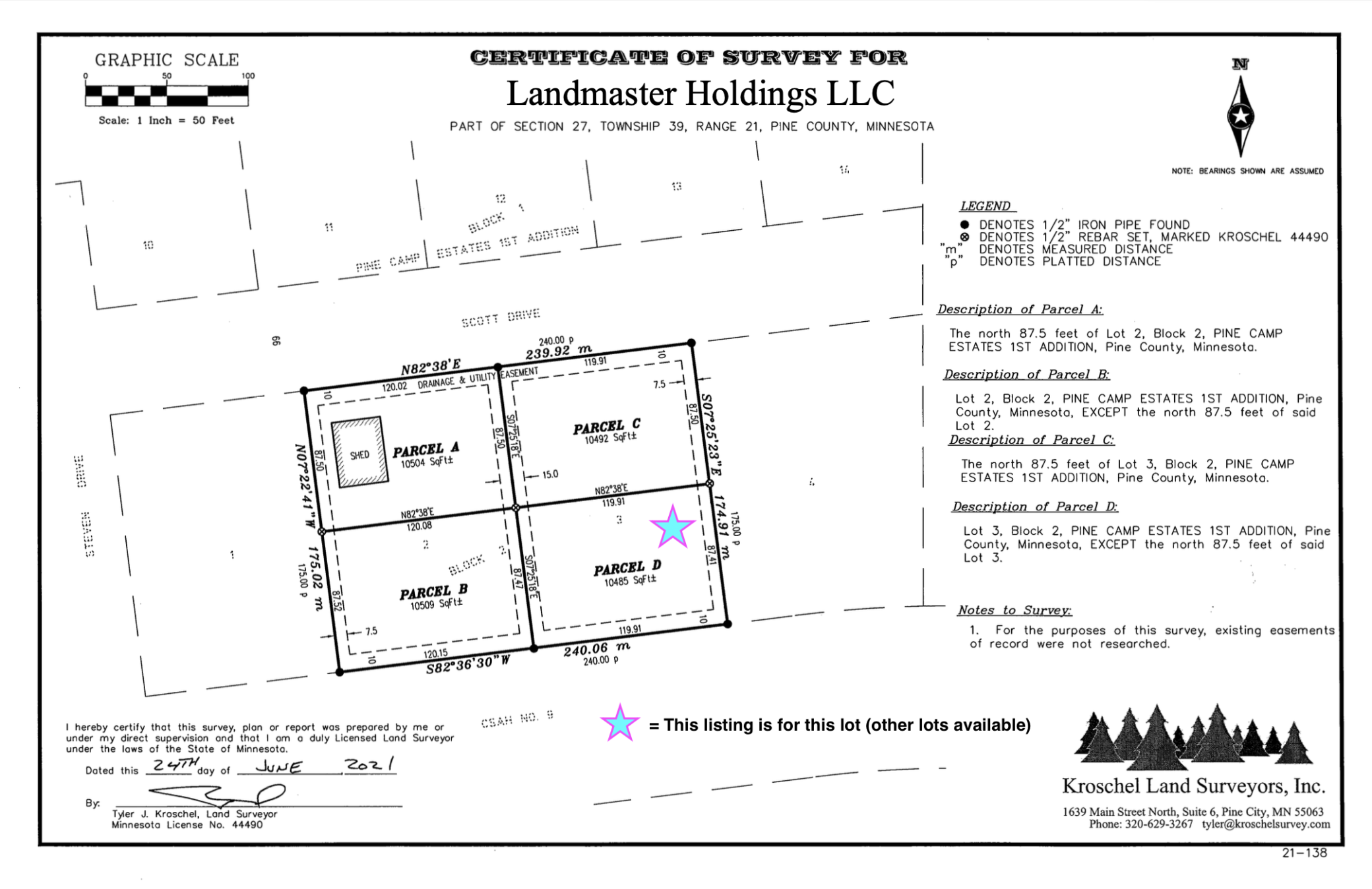 148xx E Cross Lake Road Property Photo 1