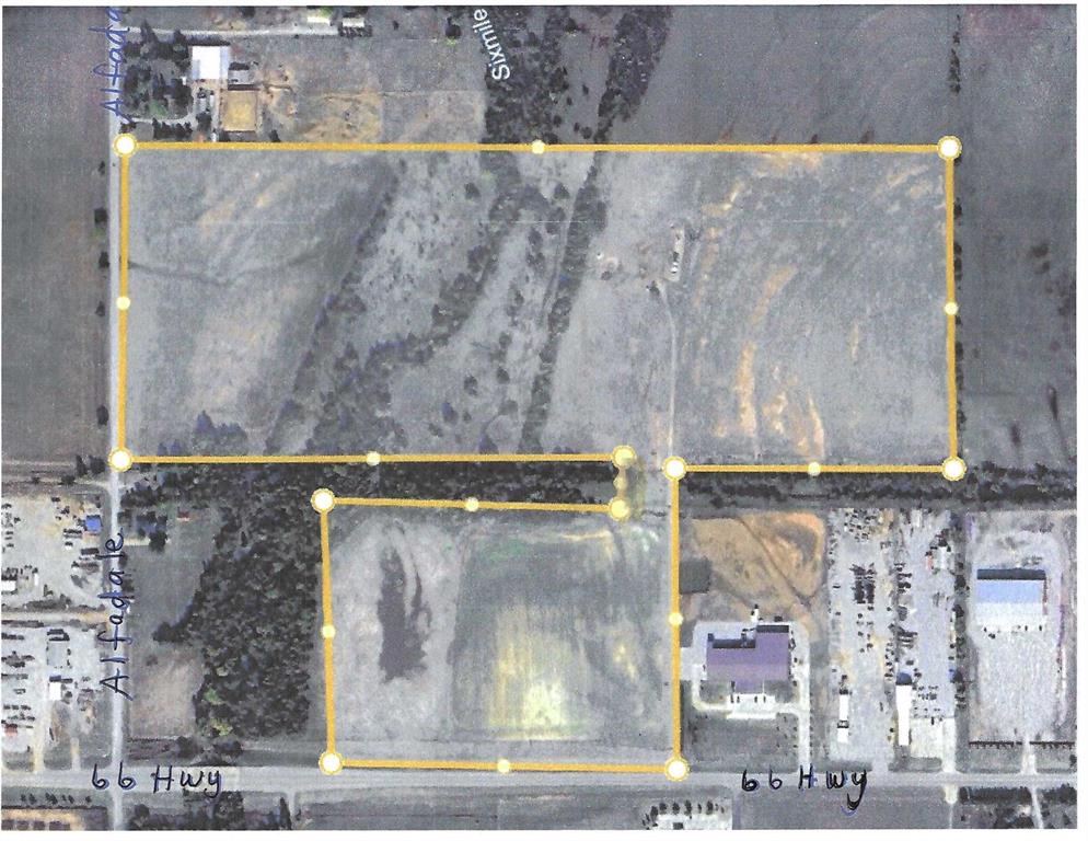 Borders On 66hwy & Alfadale Rd's Property Photo