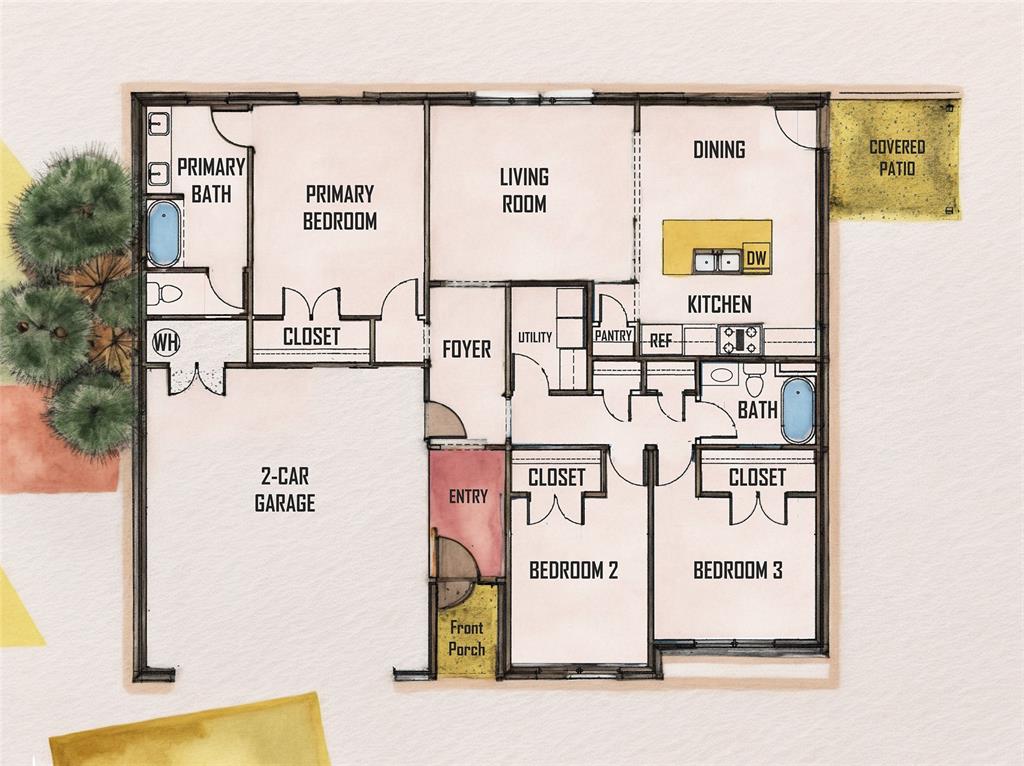 1237 E Stetson Lane Property Photo