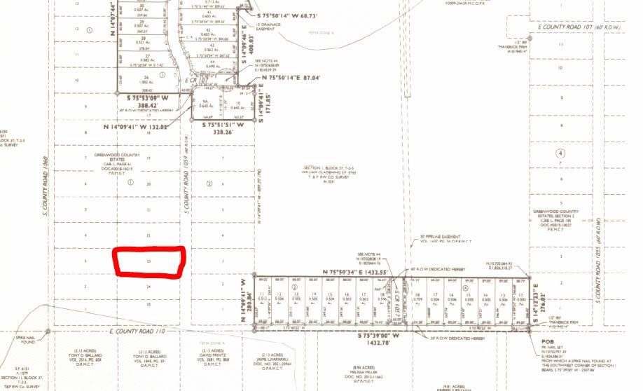 Lot 23 S County Rd 1059 Property Photo 1