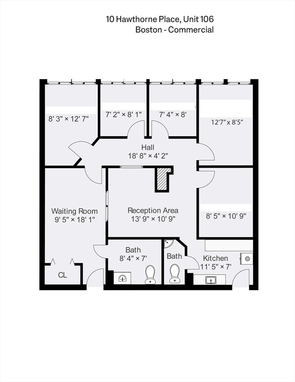 10 Hawthorne Place # 106 Property Photo 5
