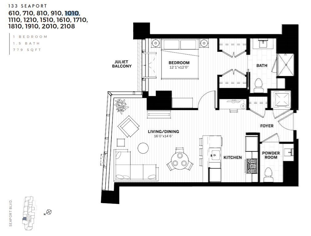 133 Seaport Blvd # 1510 Property Photo 15