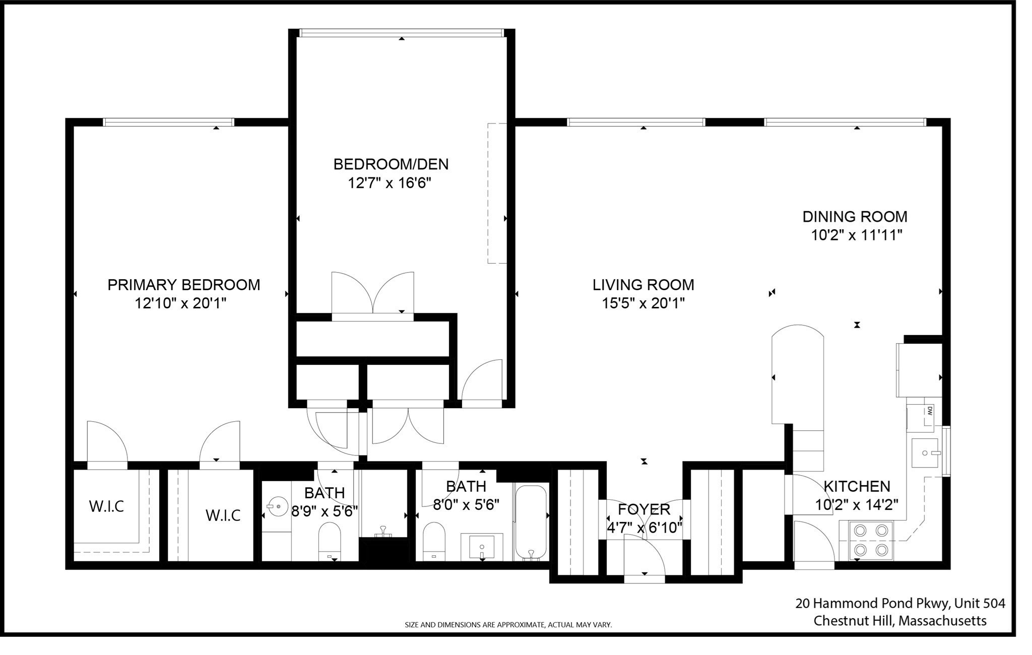 20 Hammond Pond Pkwy # 504 Property Photo 24