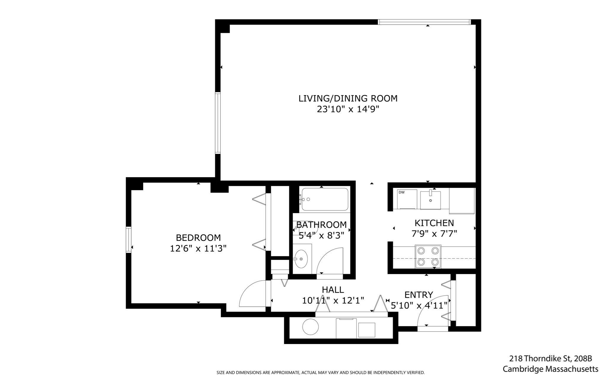 218 Thorndike St # 208b Property Photo 8