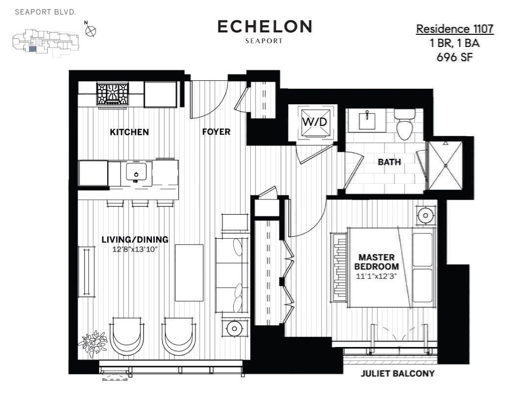133 Seaport Blvd # 1107 Property Photo 16