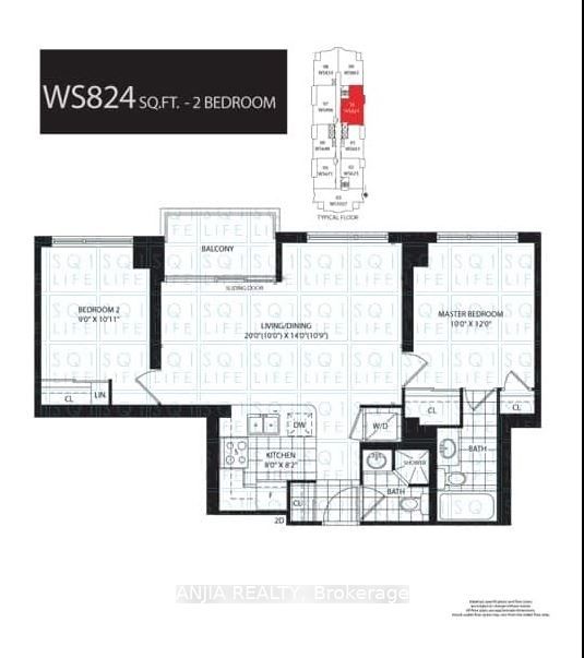 #2210 - 208 Enfield Place Property Photo 2