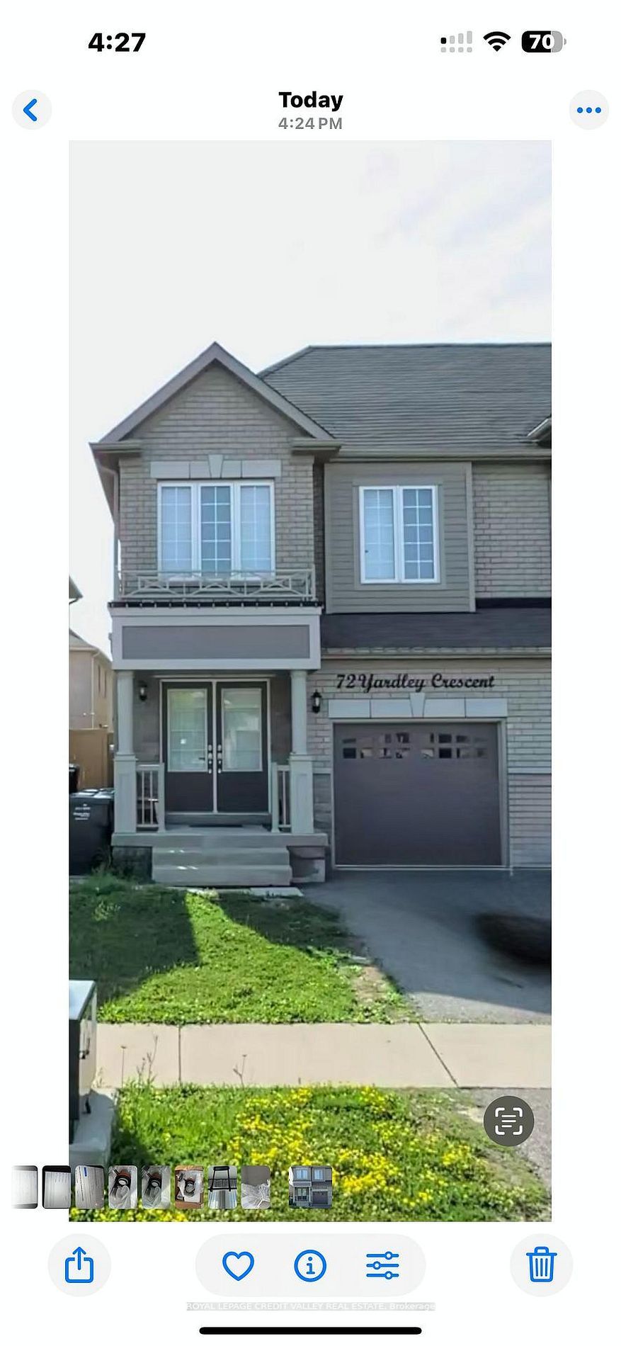 72 Yardley Crescent Basement Property Photo 1