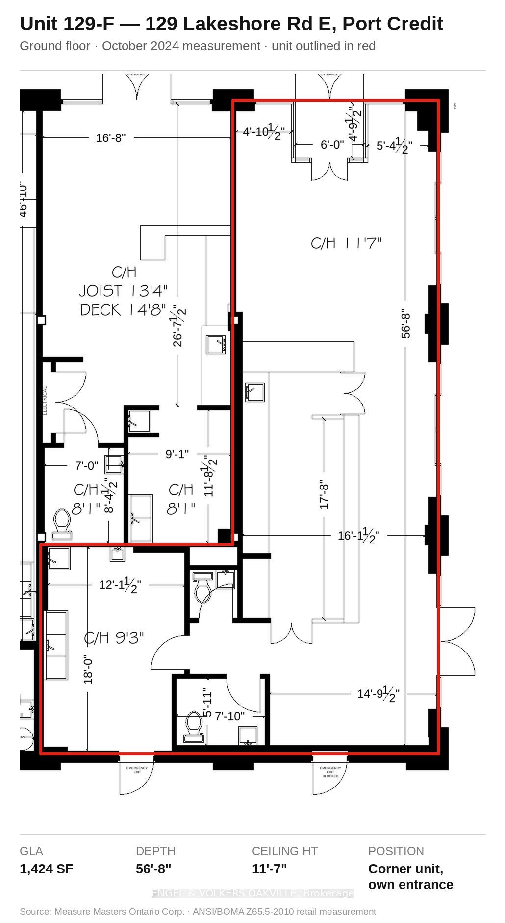 129 Lakeshore Road E Unit F Property Photo 3