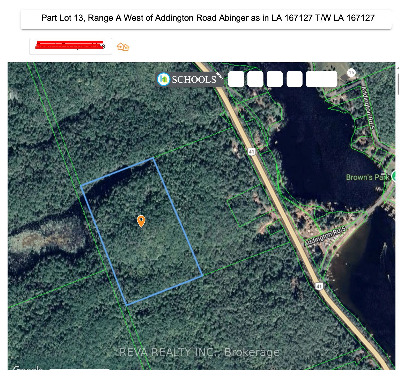 Lot 13 Addington Highlands N/A Property Photo 1