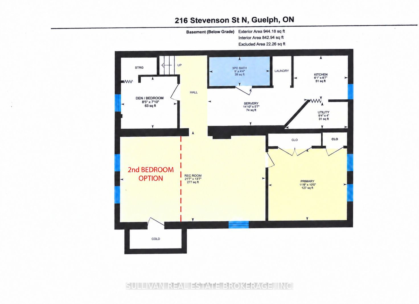 216 Stevenson Street N Basement Apartment Property Photo 4
