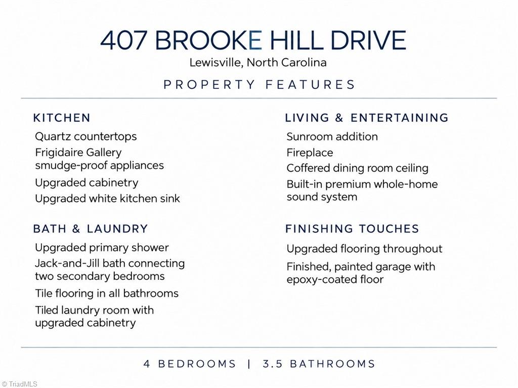 407 Brooke Hill Drive Property Photo 2