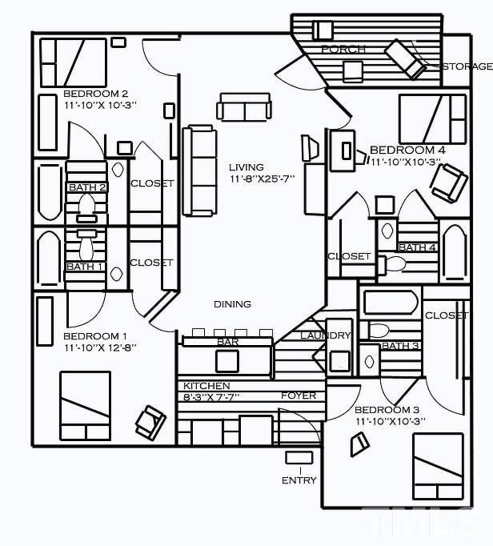 1341 Crab Orchard Drive Apt 302 Property Photo 12