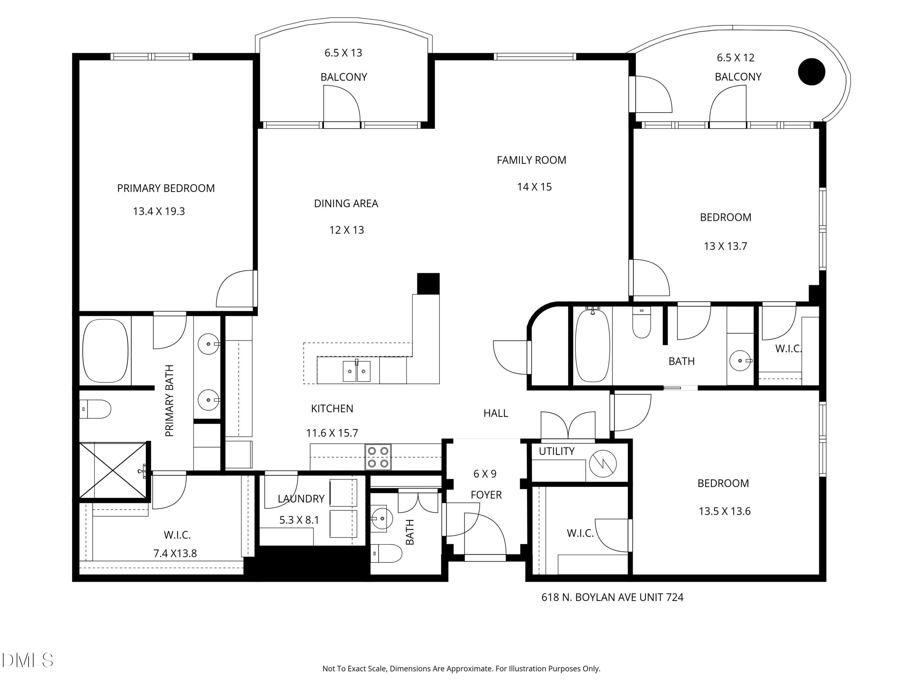 618 N Boylan Avenue 724 Property Photo 2