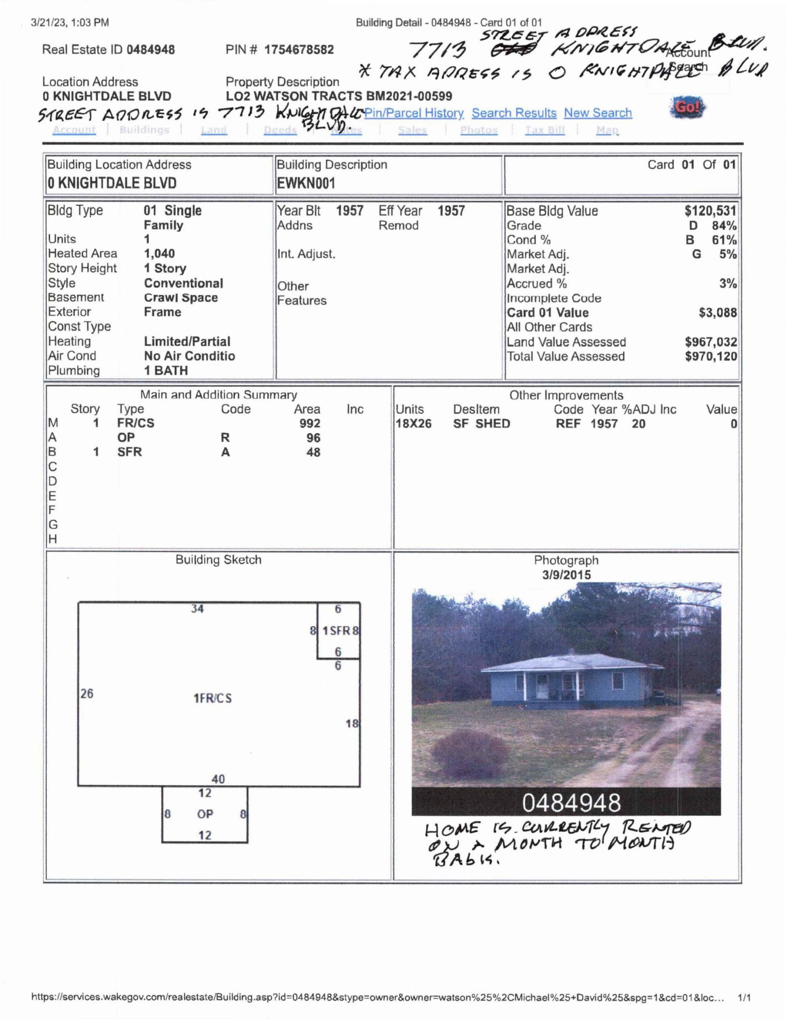 7713 Knightdale Boulevard Property Photo 7